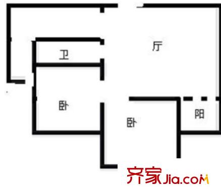 嘉鎧街坊鄰居 2室 戶型圖