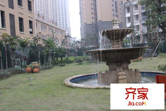 申佳上海時光一期小區(qū)綠化進度圖（2015.1）