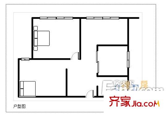 嘉鎧街坊鄰居戶型圖3110876600 2室2廳1衛(wèi)1廚