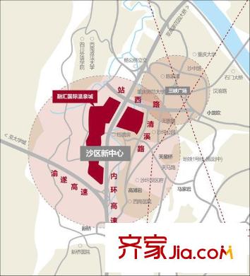 融匯溫泉城童話里交通圖