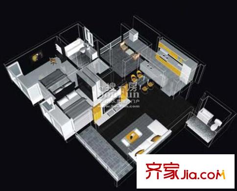 V8區(qū)戶型圖戶型圖 2室2廳2衛(wèi)1廚
