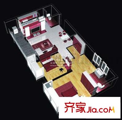 V8區(qū)戶(hù)型圖戶(hù)型圖 2室2廳2衛(wèi)1廚