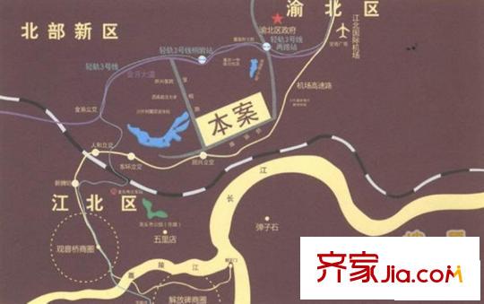 旭輝朗香郡交通圖