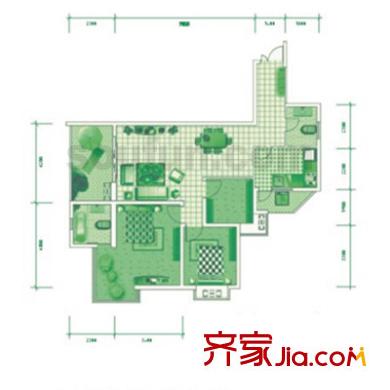 東和春天東區(qū)戶型圖戶型圖 3室2廳1廚