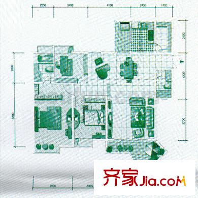 東和春天東區(qū)戶型圖東和春天 戶型圖10 3室3廳2衛(wèi)1廚