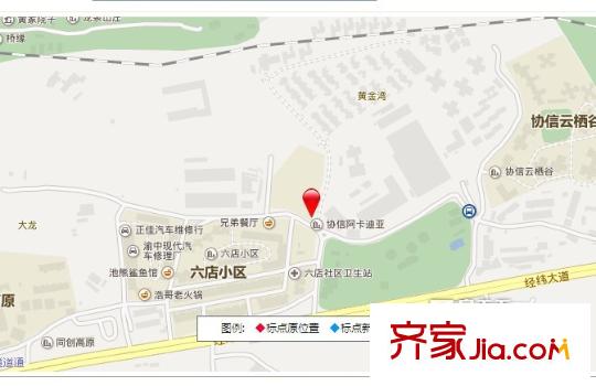 協(xié)信阿卡迪亞交通圖