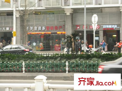 財(cái)信城市國(guó)際配套圖對(duì)面15米臨街商鋪