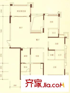 協(xié)信天驕年華 4室 戶型圖