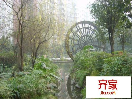 晉愉上江城外景圖