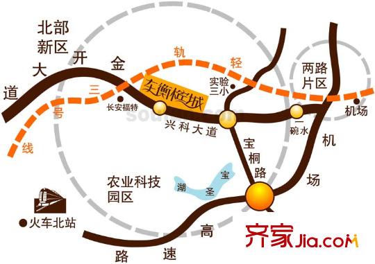 東衡檳城交通圖