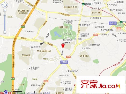 雅豪麗景交通圖