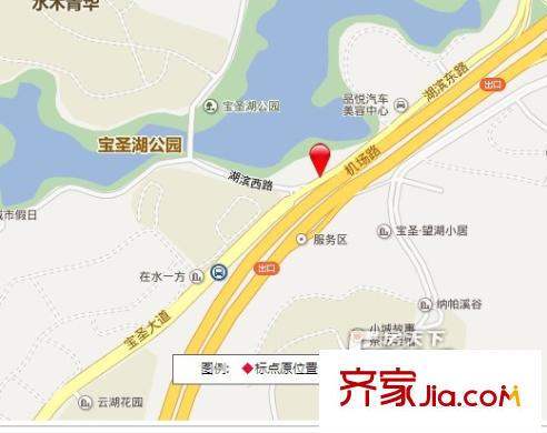 九地北岸明珠交通圖