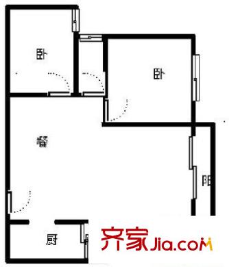 九地北岸明珠 3室 戶型圖