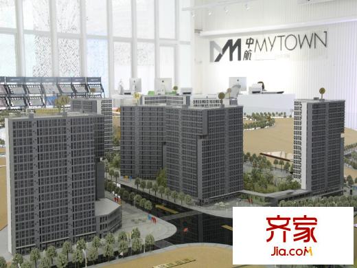 中航MyTOWN售樓部沙盤圖（2013.12）