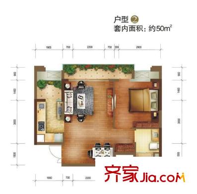 重慶天地雍江苑 戶型圖