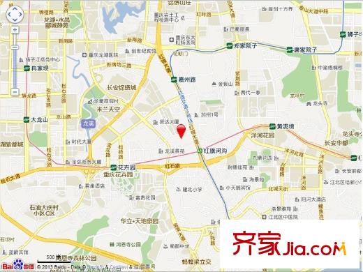 加州花園交通圖
