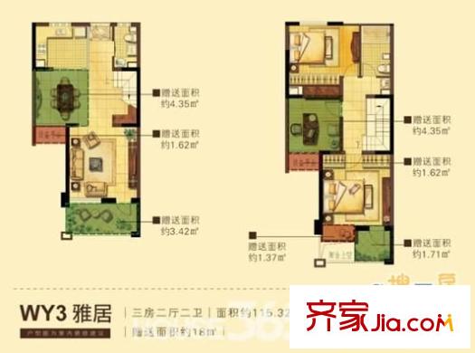 奧林匹克花園 0室 戶型圖