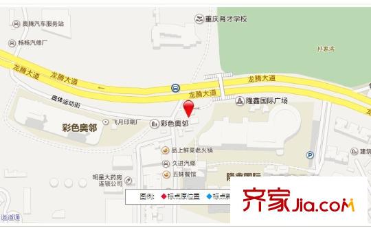 隆鑫國際交通圖