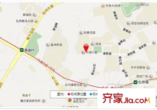大城小愛交通圖