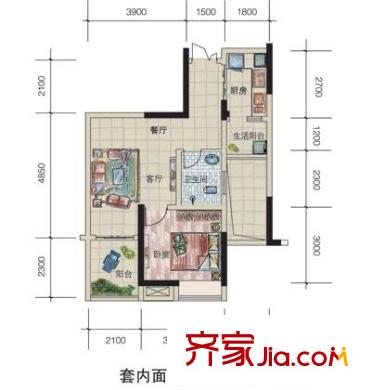 建工錦繡華城 0室 戶型圖