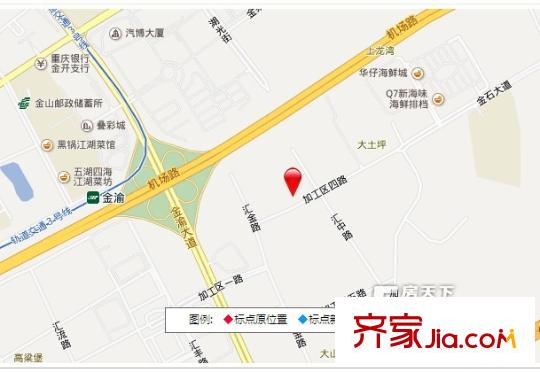 建工錦繡華城交通圖