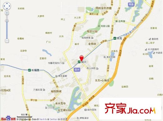 伴山名都交通圖