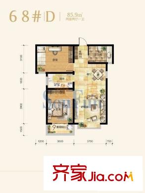 伴山名都 0室 戶型圖