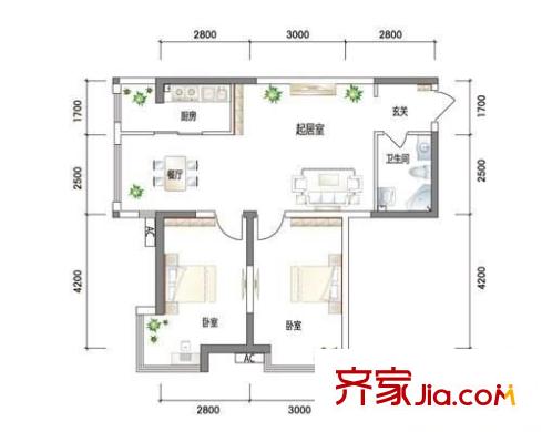 伴山名都 0室 戶型圖