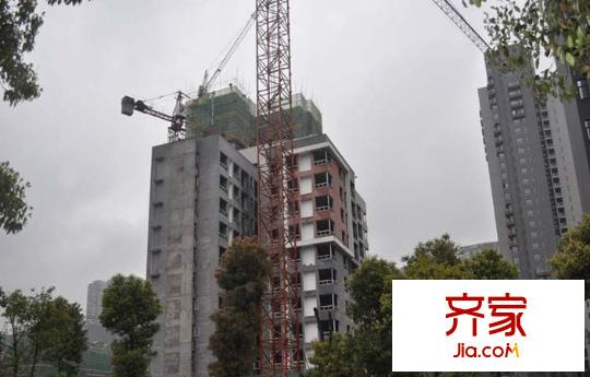 強(qiáng)輝金色池塘外景圖項(xiàng)目整體工程進(jìn)度圖（2012-12）