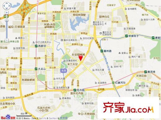 長(zhǎng)安錦繡城電子地圖
