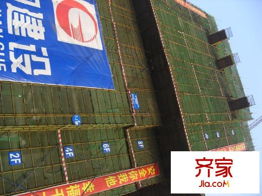 融科金湖灣7-1號樓工程進度圖（2012-12-6）