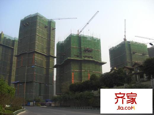 融科金湖灣項目整體工程進度圖（2012-12-10）