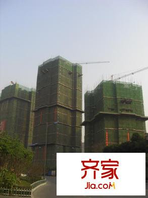 融科金湖灣小區(qū)工程進度圖（2012-12-6）