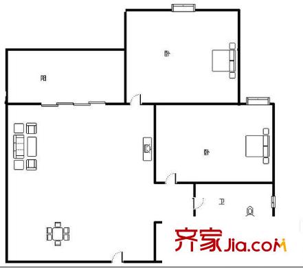 嘉華鑫城 0室 戶型圖