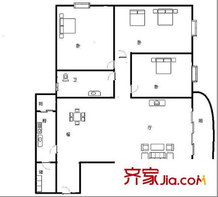 嘉華鑫城 0室 戶型圖