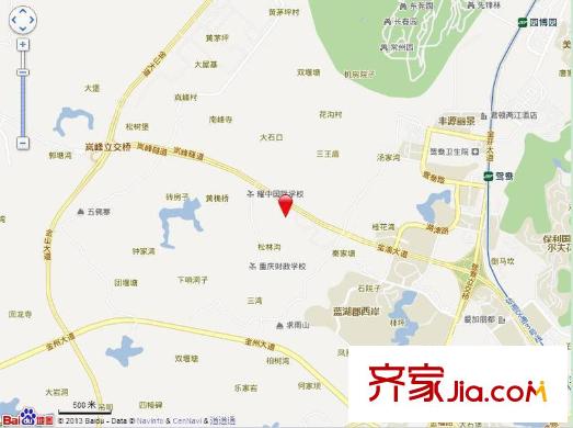大眾尚嶺花園交通圖