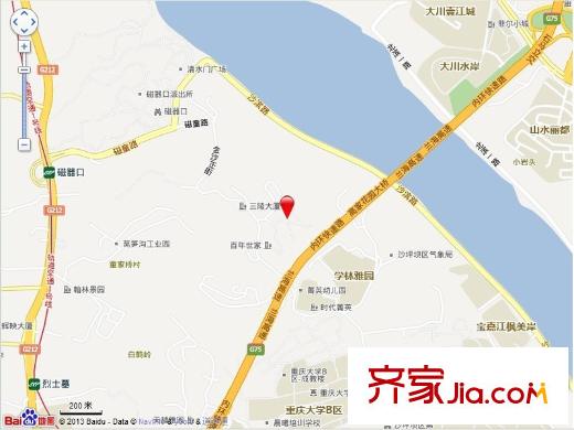 百年世家交通圖