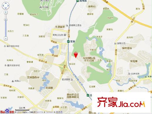 復(fù)地新城就交通圖3