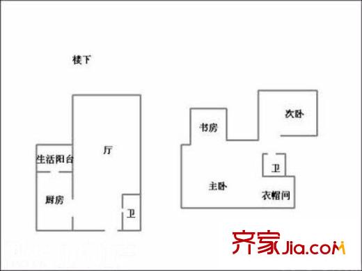 華宇廣場 0室 戶型圖