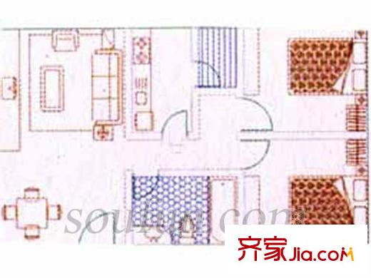 華宇廣場(chǎng)戶(hù)型圖戶(hù)型圖1 2室2廳1衛(wèi)1廚