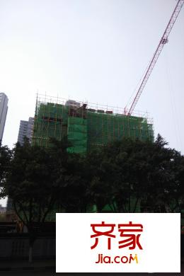 翡翠明珠二期商業(yè)工程進度圖（2015.3）