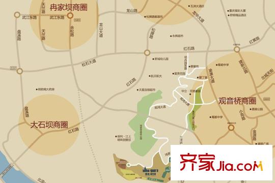 綠地海外灘區(qū)位圖