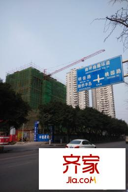 翡翠明珠二期商業(yè)工程進度圖（2015.3）