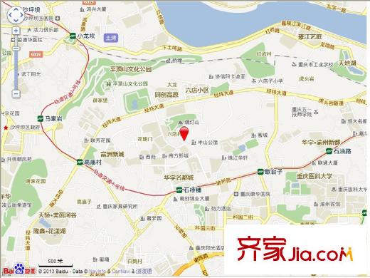 半山公館交通圖