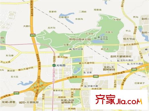 融創(chuàng)凡爾賽花園交通圖
