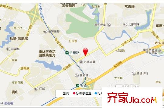 青河世家交通圖