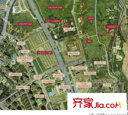 中渝山頂?shù)酪继柦煌▓D