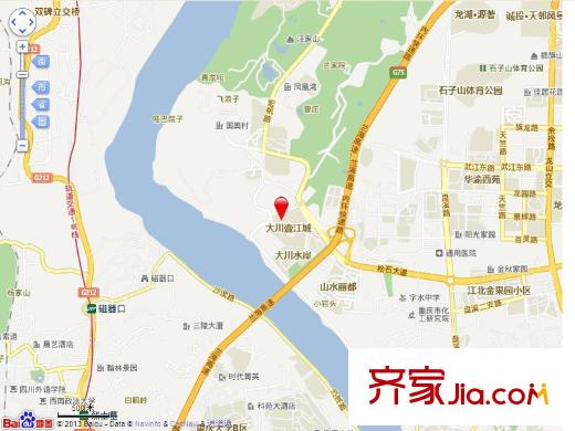 大川壹江城交通圖