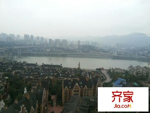 大川壹江城外景圖 
