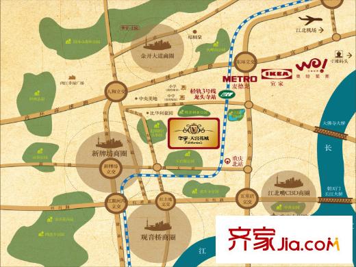 華宇天宮花城項(xiàng)目區(qū)位圖